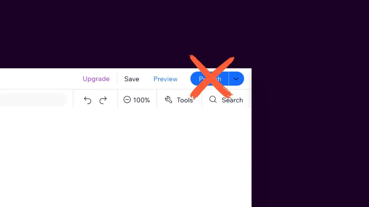 Cómo cancelar la publicación de un sitio Wix