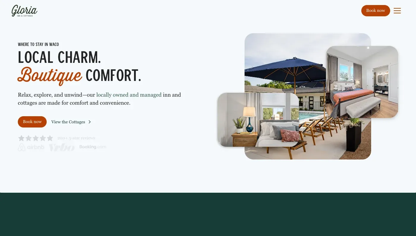 Gloria Inn website preview