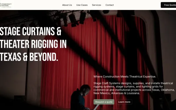 Stagecraft Systems website preview